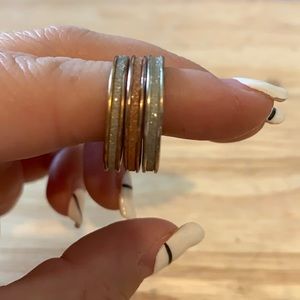 Charming Charlie set of 3 rings